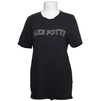 T-shirt (Zwart) van Saks Potts Katoen