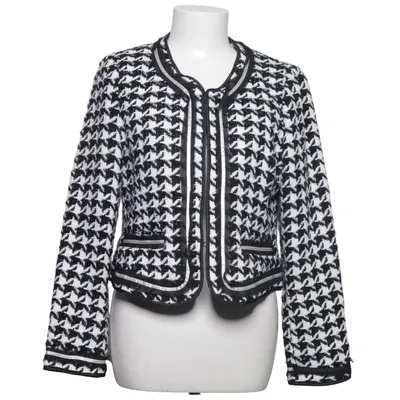 Blazer (Zwart, Wit) van Chic Acryl, Katoen, Polyamide, Polyester, Wol