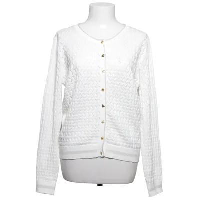 Cardigan (Hvid) fra Culture Bomuld, Metallfiber, Polyamid