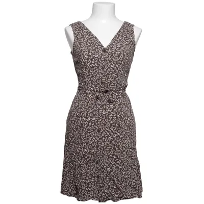 Jurk (Bruin, Wit) van Lindex Viscose