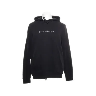 Huvtröja (Svart) från Pier One Polyester, Återvunnen bomull