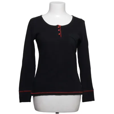 Henley shirt (Zwart, Rood) van La Senza Katoen