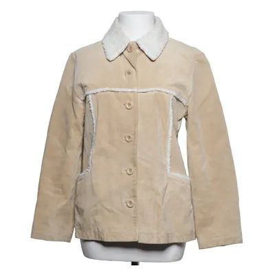 Läderjacka (Beige, Vit) från Blue Asphalt Akryl, Skinn, Polyester