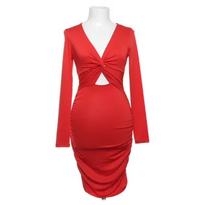 Jurk (Rood) van Amisu Elastaan, Polyester