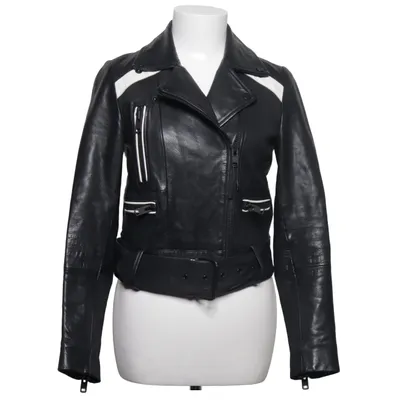 Læderjakke (Track Leather Jacket) fra Envii Læder, Polyester