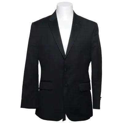 Blazer (Zwart) van Jens Dahlström Viscose, Wol
