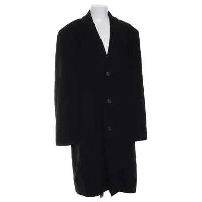 Coat (Black) from Peter Adams Cashmere, Polyamide, Viscose, Wool