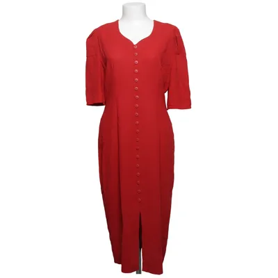 Blousejurk (Rood) van Eurofashion Polyester, Viscose