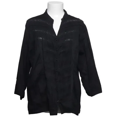 Blouse (Zwart) van XLNT Woman Katoen