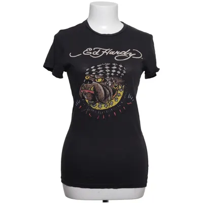 T-shirt (Zwart, Meerkleurig) van Ed Hardy Katoen