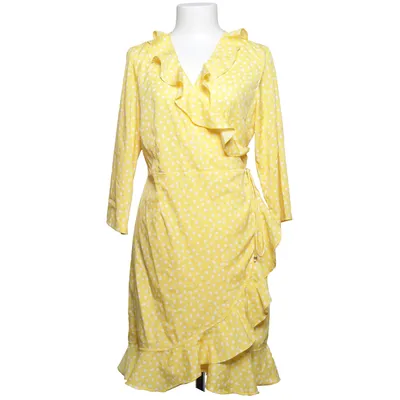 Slå-om-kjole (Gul, Hvid) fra Vero Moda Polyester
