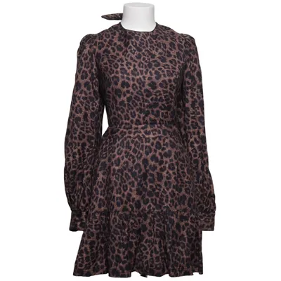 Dress (Brown, Black) from Rebecca Vallance Cotton, Linen, Viscose