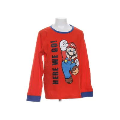 Långärmad t-shirt (Röd, Blå, Flerfärgad) från Super Mario Bomull