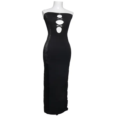 Maxi dress (Black) from Katch Me Elastane, Polyester