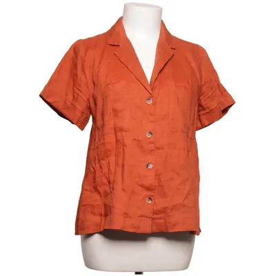 Short sleeve shirt (Orange) from Flash Woman Linen