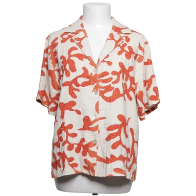 Short sleeve shirt (Beige, Orange) from Oysho Linen, Viscose