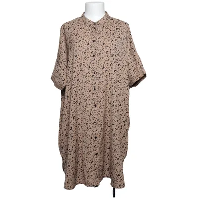 Skjortklänning (Beige, Svart) från The Black Label Collection Lager 157 Polyester