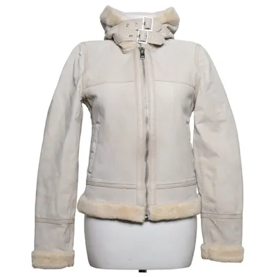 Shearlingjacka (Beige) från Freaky Nation Skinn, Polyester