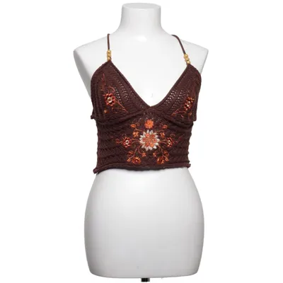 Haltertop (Bruin, Meerkleurig) van Romwe Polyester