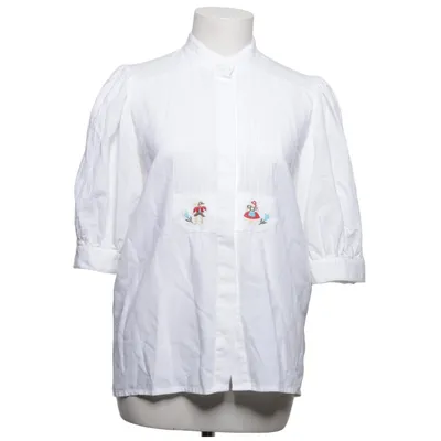 Dirndl blouse (White) from Julius Lang Cotton, Linen