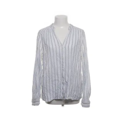 Blouse (Blauw, Wit) van Yessica Katoen