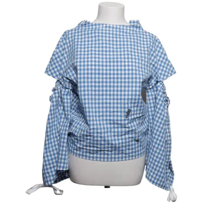 Wickeltop (Blau, Weiß) von Loéil