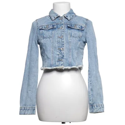 Veste en jean (Bleu) de ONLY Coton, Cuir
