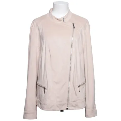 Bikerjacka (Beige) från Bonita Elastan, Polyester