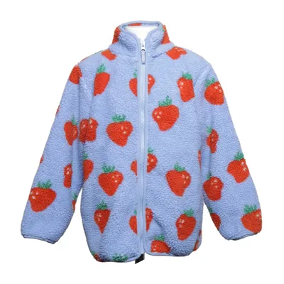 Veste polaire (Bleu, Rouge) de Rikiki Polyester