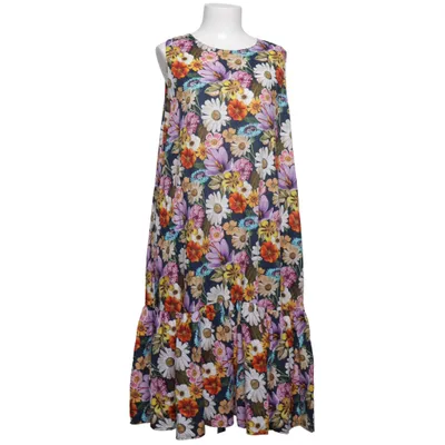 Robe (Bleu, Multicolore) de Robert Friedman Coton, Lin