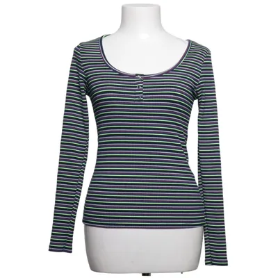 Henley T-shirt (Blå, Flerfarvet) fra Clockhouse by C&A Elastan, Polyester, Viscose