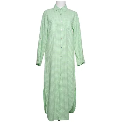 Robe chemise (Vert, Blanc) de Garconne Coton, Nylon, Polyester