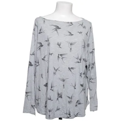 T-shirt à manches longues (Gris) de H&M+ Viscose, Polyester