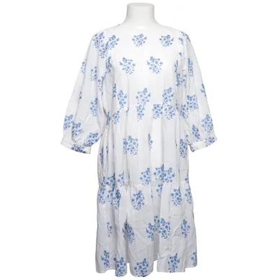 Jurk (Wit, Blauw) van Hallhuber