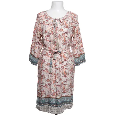 Dress (Beige, Multicolored) from Ema Blue's Viscose