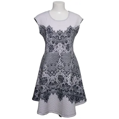 Jurk (Wit, Zwart) van Romeo & Juliet Couture Elastaan, Polyester