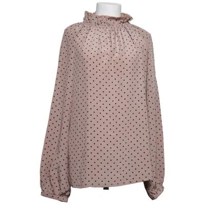 Blouse (Beige, Black) from Greta Silk
