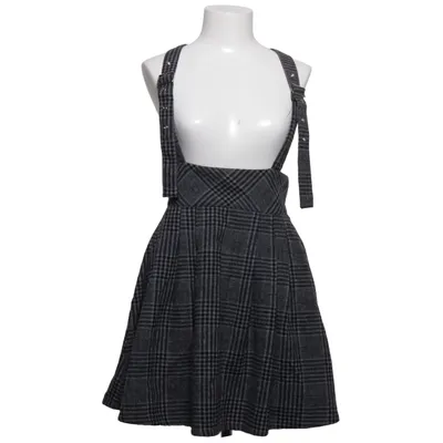 Jupe salopette (Gris, Noir) de Jawbreaker Élasthane, Polyester
