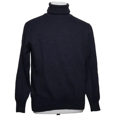 Turtleneck (Blå) fra William Lockie Merinould