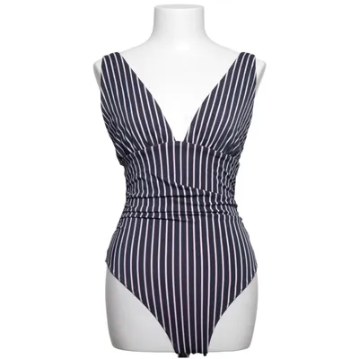 Badpak (Blauw, Wit) van H&M Elastaan, Polyamide, Polyester