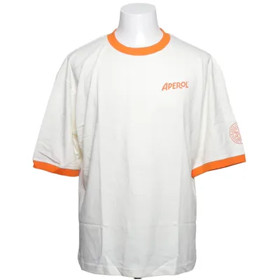 T-shirt (Vit, Orange) från Aperol Ekologisk bomull