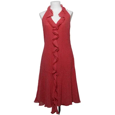 Robe dos-nu (Rouge, Blanc) de Zara Basic Polyester