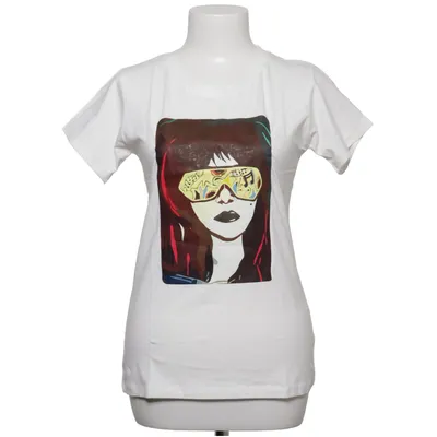 T-shirt (Blanc) de SBS Coton, Élasthane