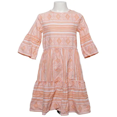 Dress (Orange, White) from The New