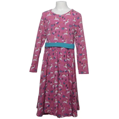 Kjole (Pink, Flerfarvet) fra Frugi Elastan, Økologisk bomuld
