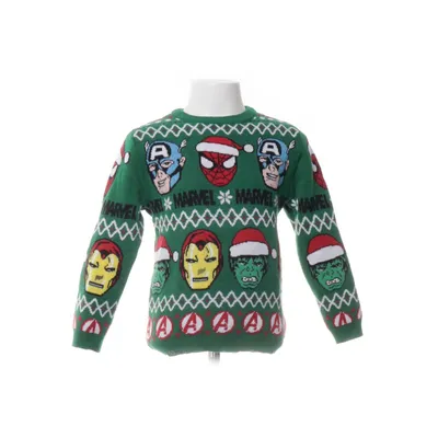 Jultröja (Grön, Flerfärgad) från Marvel Akryl, Polyester