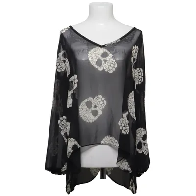 Blouse (Black, White) from Love Culture