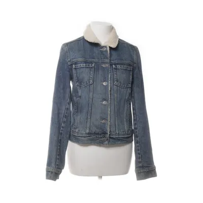 Fodrad jeansjacka (Blå, Vit) från Paige