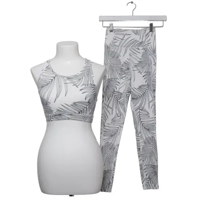 Ensemble de vêtements de sport (Blanc, Noir) de Usa Pro Élasthane, Polyamide