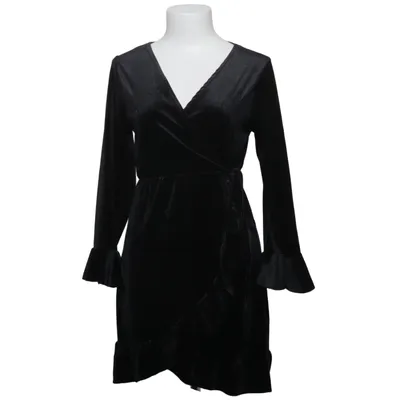 Wrap dress (Black) from Mioni Italia Elastane, Polyester